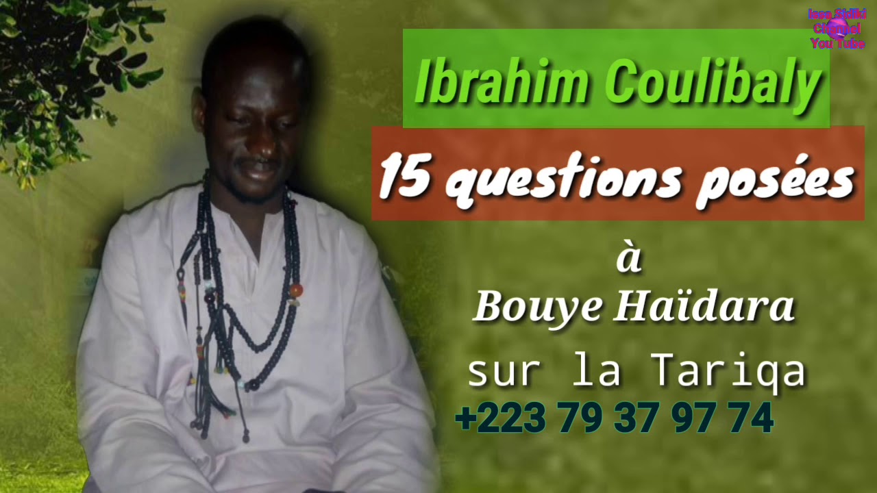 Ibrahim Coulibaly réponse aux questions 1