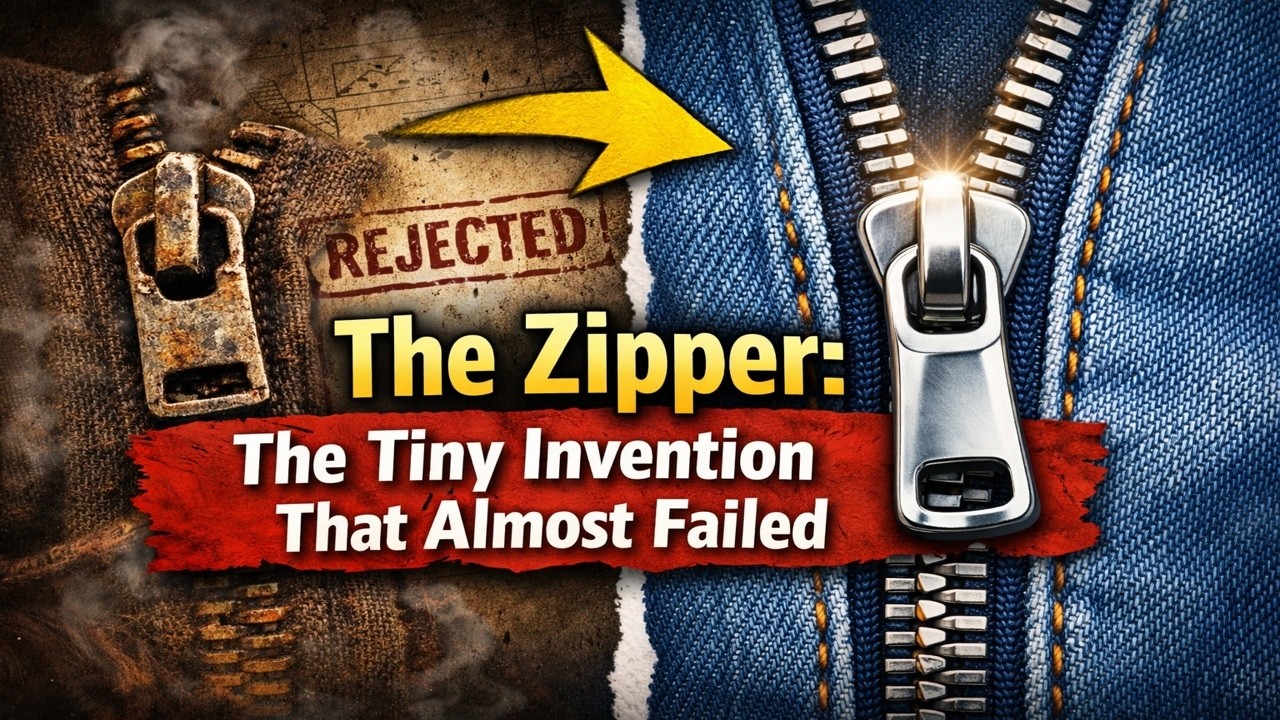 THE ZIPPER: The Tiny Invention That Almost Failed