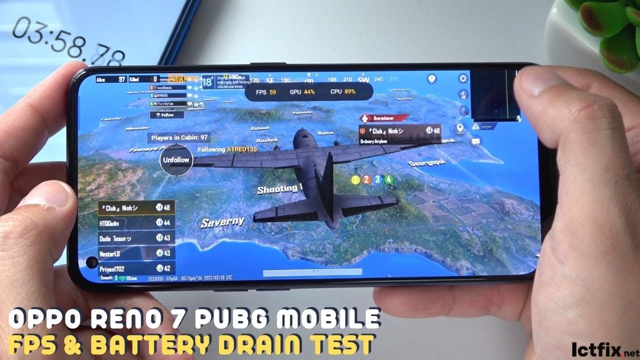 Oppo Reno7 5G Pubg Mobile Gaming Test | Dimensity 900, 90Hz Display