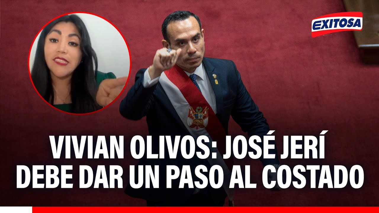 🔴🔵José Jerí debería renunciar, señala congresista Vivian Olivos: 