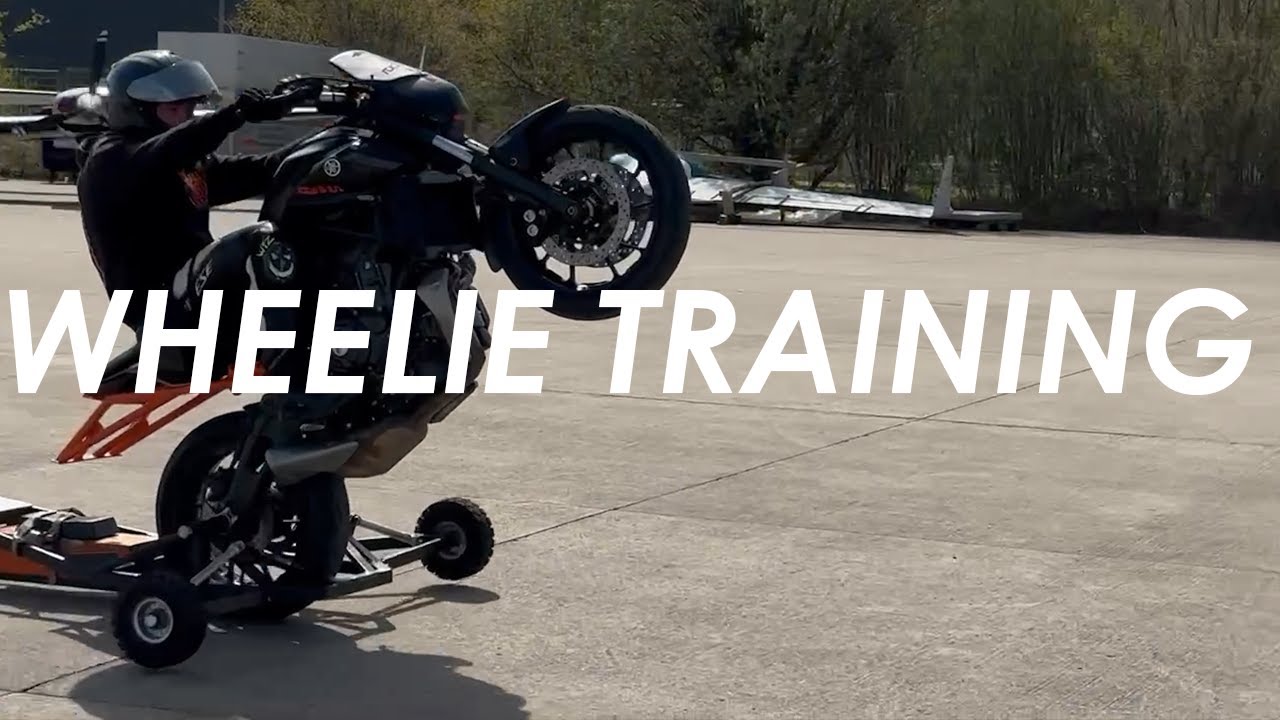 WHEELIE TRAINING by race & fun | 4k