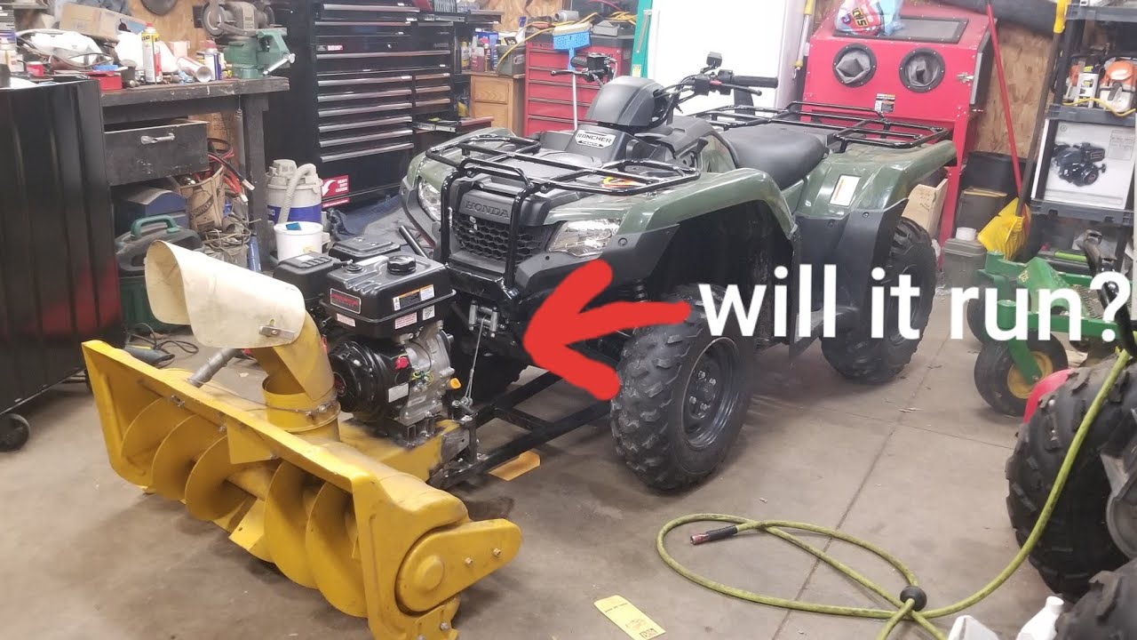 ATV snowblower episode 3