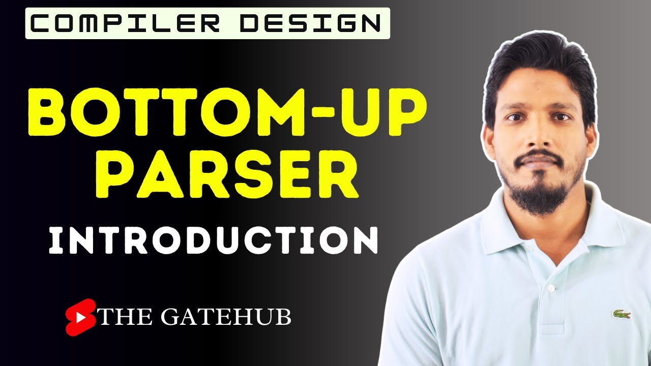 Bottom Up Parser | Shift Reduce Parsing | Compiler Design