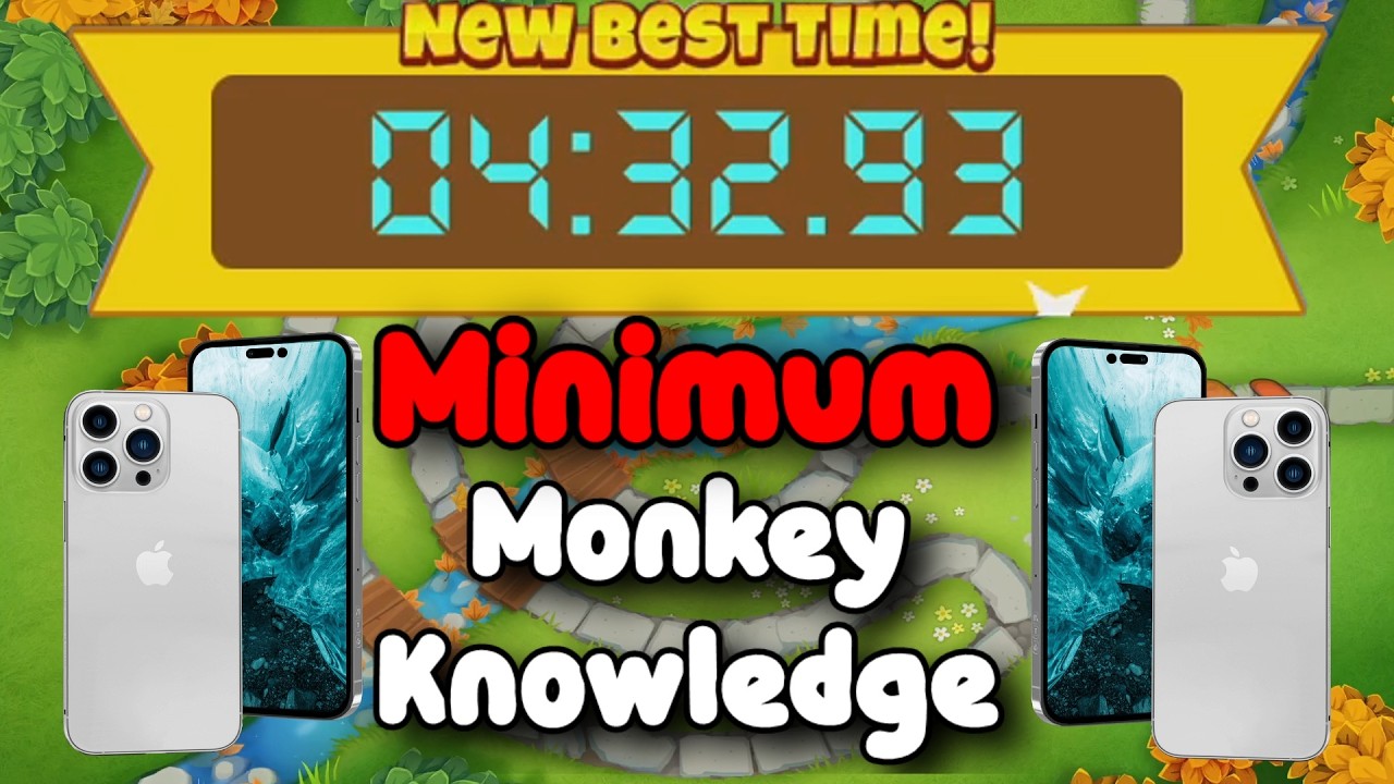 BTD6 Race Mobile Friendly Tutorial 📱 Minimum Monkey Knowledge 📱 Regene