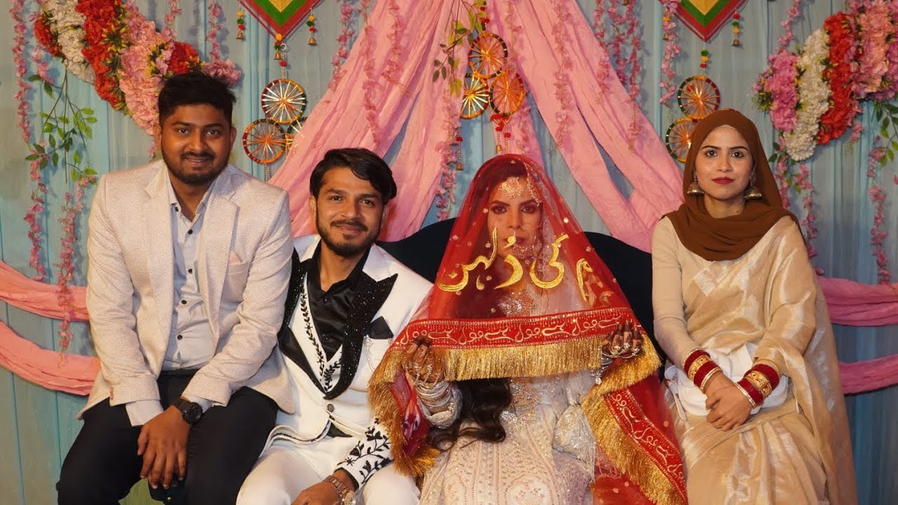 Reception vlog | I am wearing saree ❤️| @shehreenkhan786 