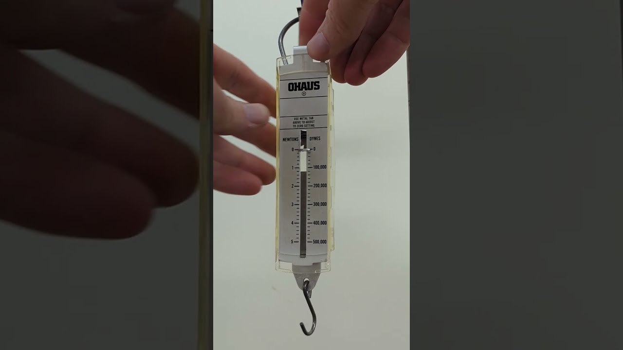 Calibrating a Spring Scale
