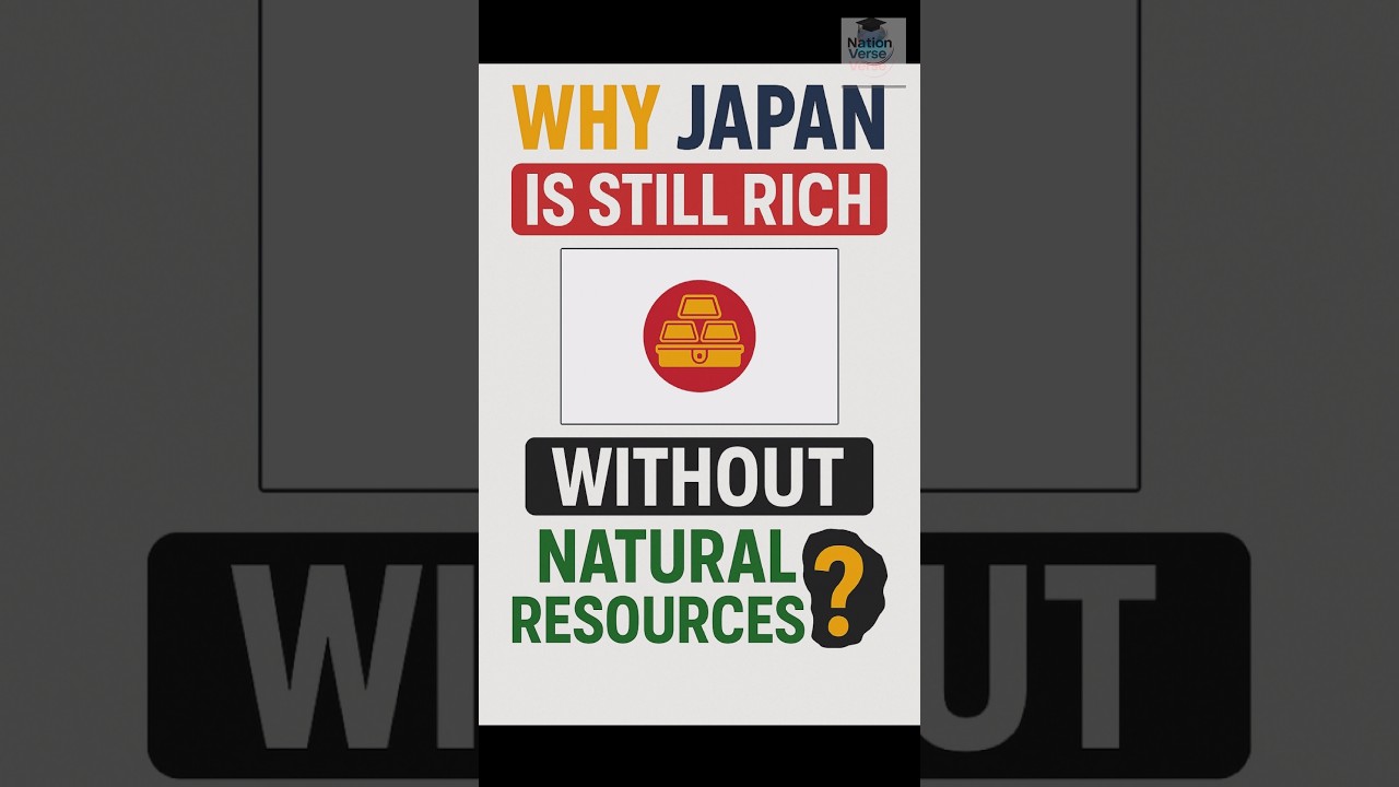 Why Japan is still rich without natural resources? #shorts #Japan economy