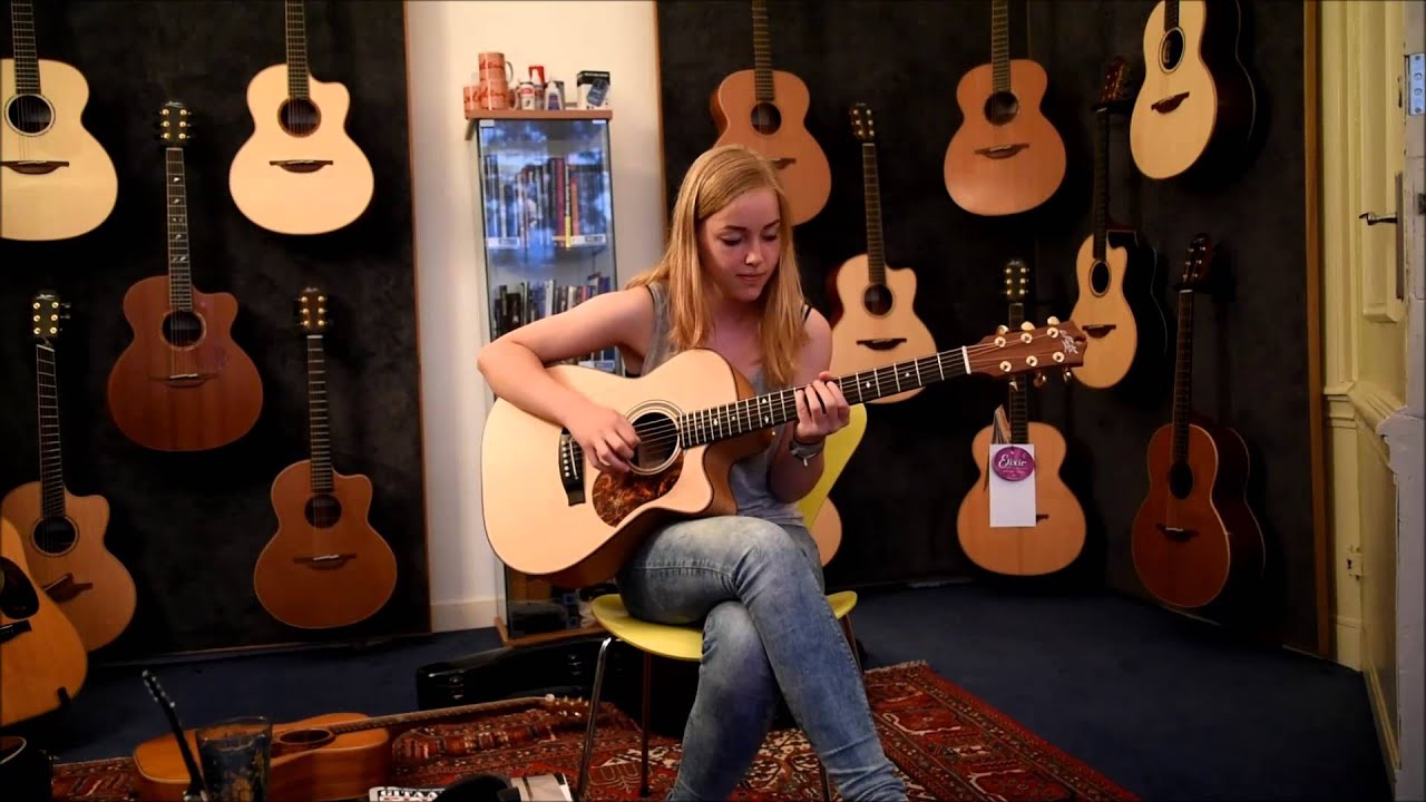 Karlijn Langendijk rocking on a Maton Michael Fix