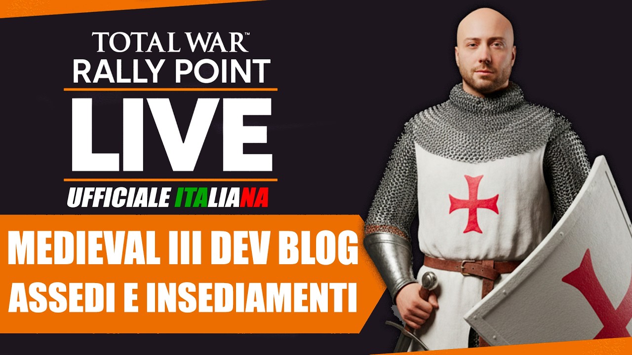 TOTAL WAR MEDIEVAL III:  DIMOSTRAZIONE ASSEDI e INSEDIAMENTI ⚔️ Live Ufficiale Italiana