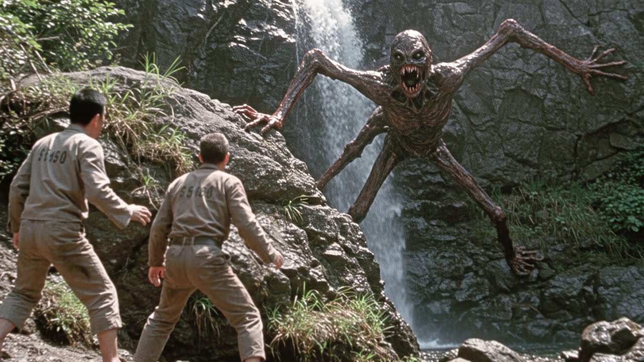 Prisoners Escape Ship and Strand on Deserted Island, But There They Are Hunted by Brutal Creatures
