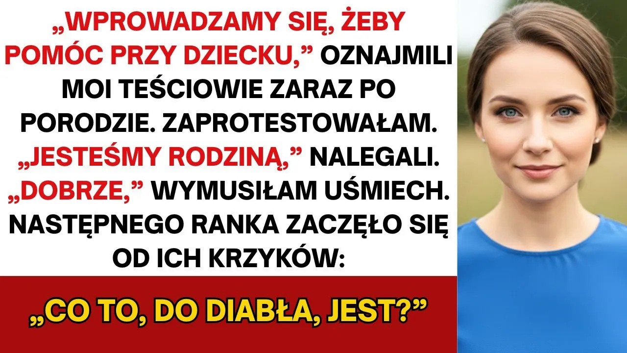 Mój mąż pozwolił teściom się wprowadzić po moim porodzie — pokazałam im prawdziwe znaczenie rodziny.