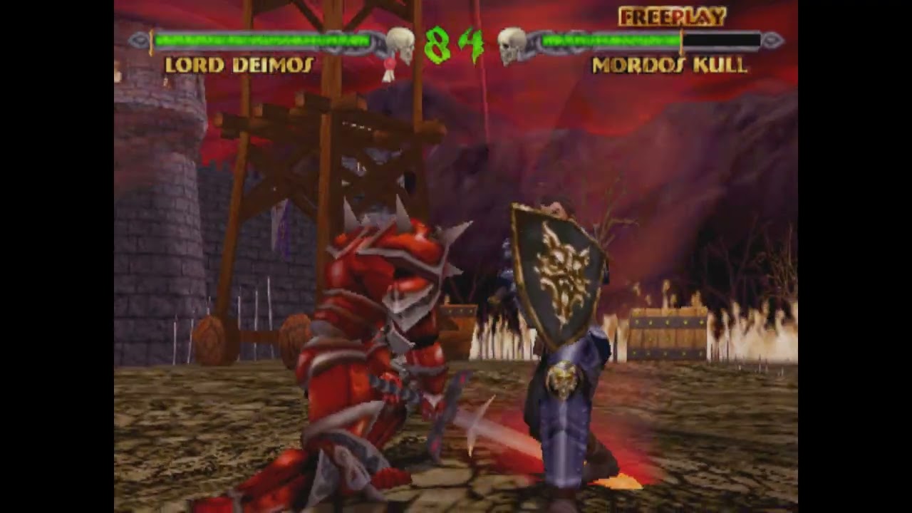 Mace The Dark Age Arcade - Lord Deimos vs Mordos Kull (Very Hard Difficulty)