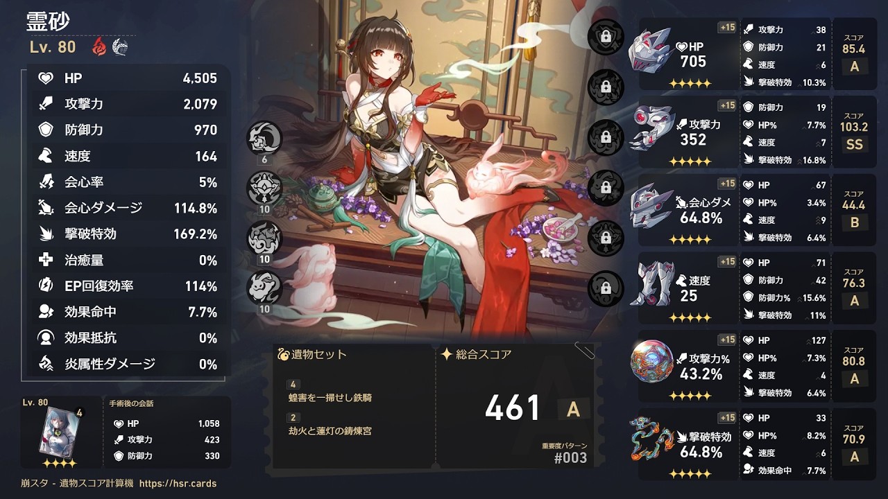 Ver4.0虚構 無凸霊砂ＨＣ40000【崩壊スターレイル 虚構叙事 ワードレスノベル 難易度４ ブローニャ with 調和開拓者 ダリア 帰忘の流離人】