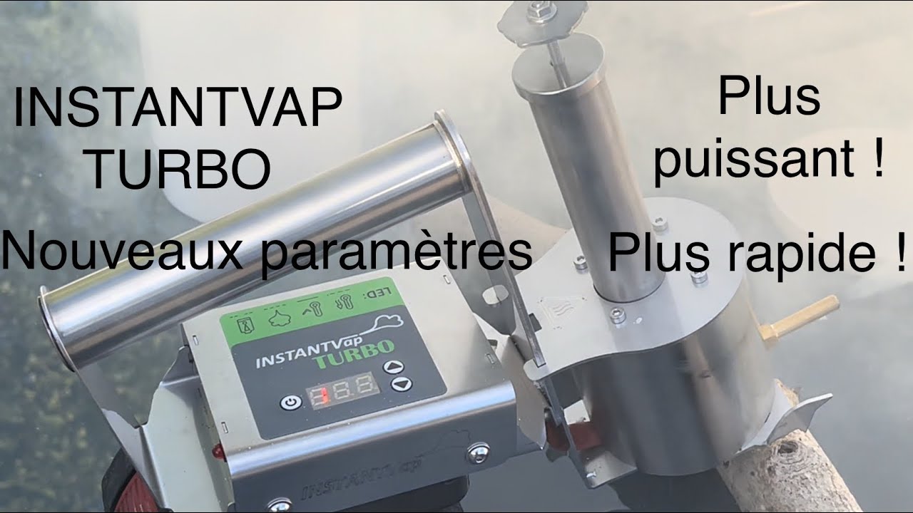 INSTANTVAP TURBO 💨 plus puissant plus rapide Sublimateur à batterie 