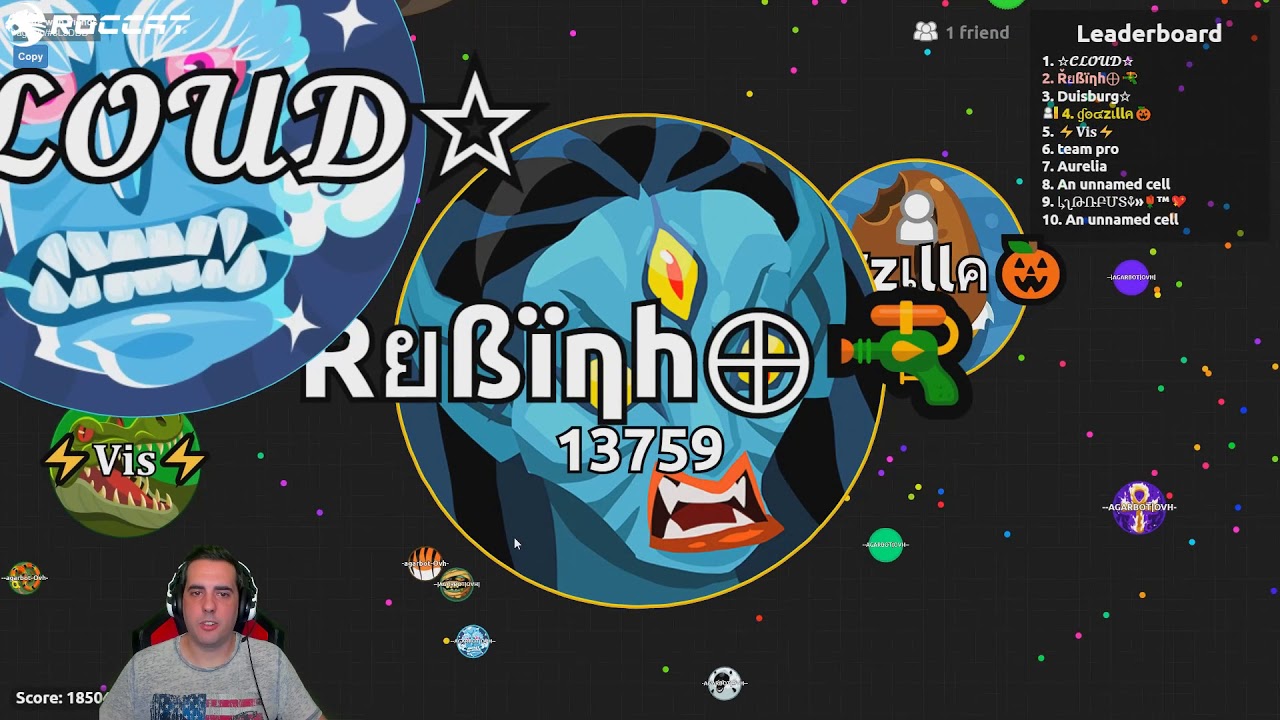HAY DEMASIADOS EQUIPOS!! +50k Puntos - Agar.io