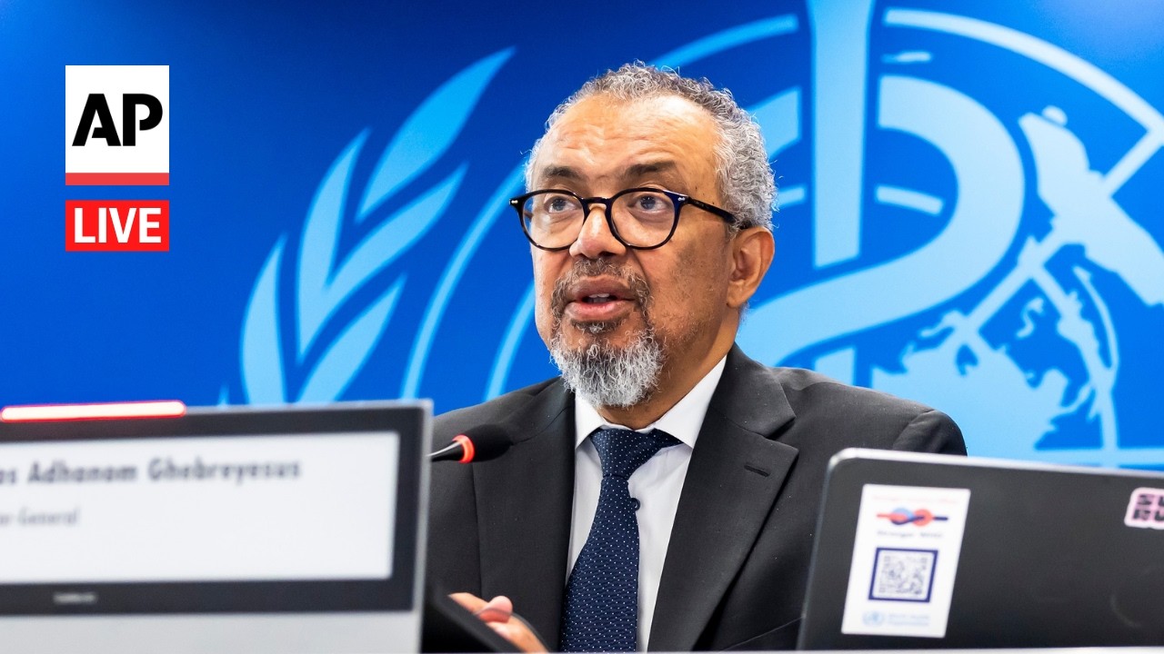 LIVE: WHO chief holds a press conference on Ebola outbreak