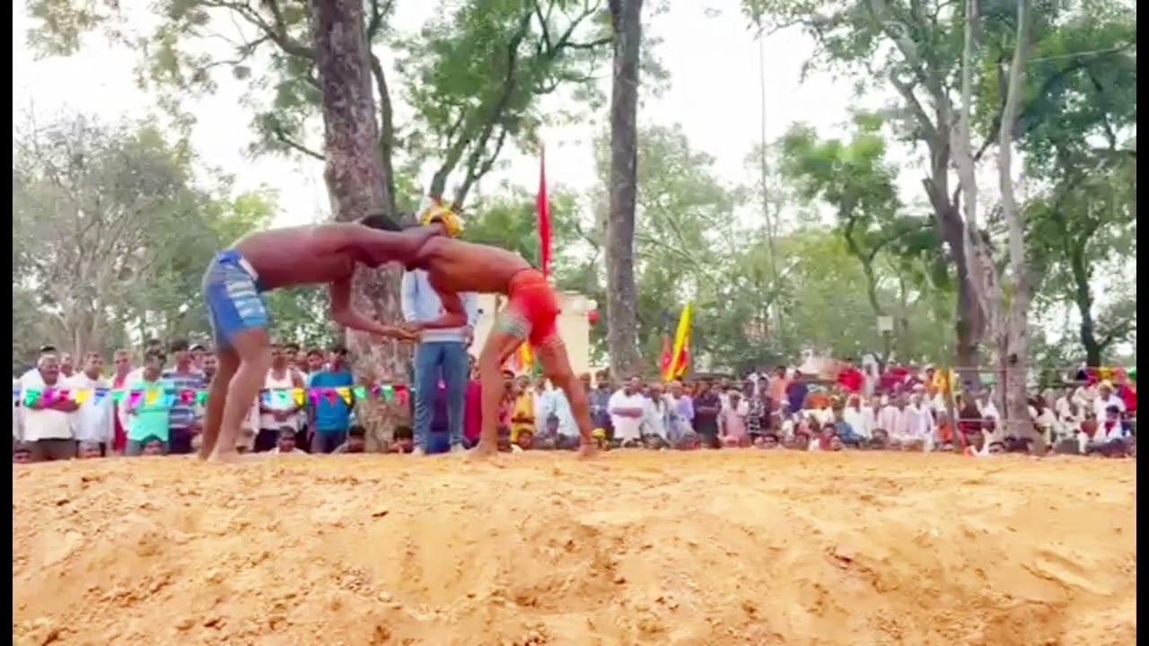 थाईलैंड चैंपियन जितेंद्र पहलवान डेरवा गोरखपुर और बलिया के लाल में घमासान युद्ध देखिए कौन विजई हुआ