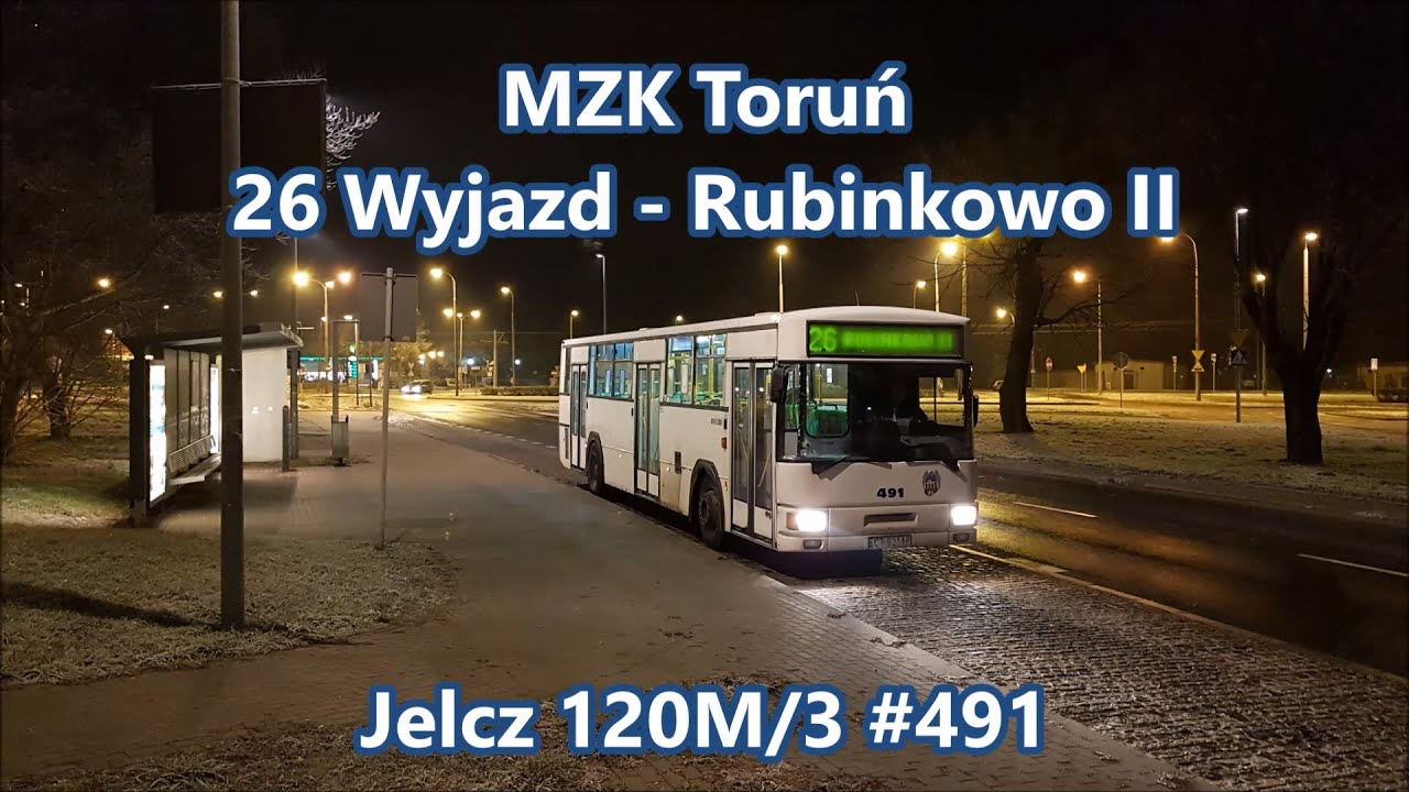 MZK Toruń - Jelcz 120M/3 #491, linia 26