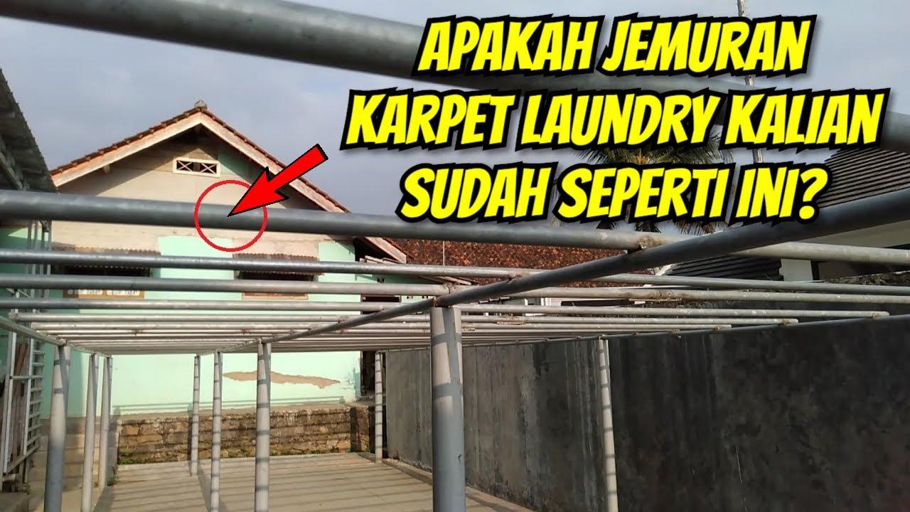 JEMURAN KARPET LAUNDRY | CARA MEMBUAT JEMURAN KARPET | TIPS BUAT JEMURAN