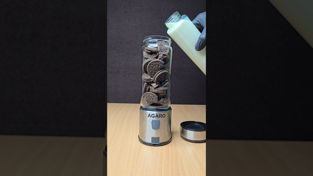 Delicious Oreo Cookies shake 🍪🫰🏻🫠 #asmr #oreoshake #milkshake #agaro #shortvideo #short