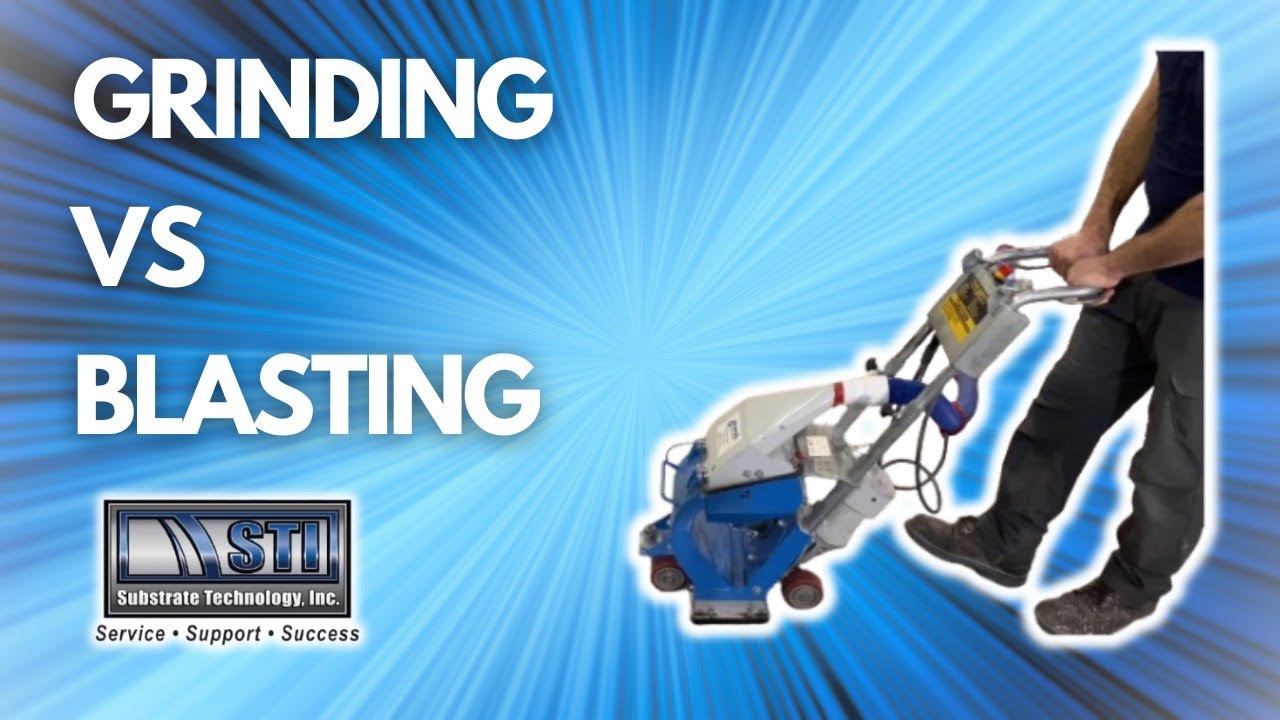 Grinding vs Blasting | Concrete Surface Prep Demo with Josh Jones