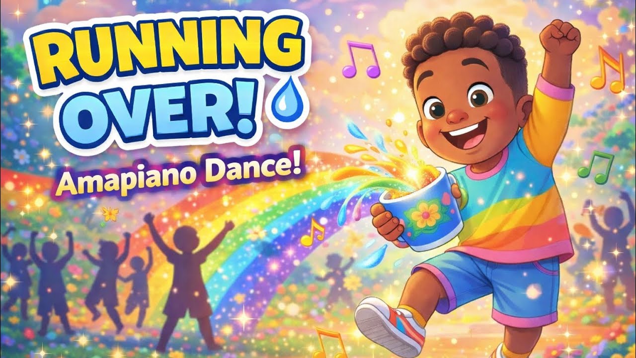 My Cup Is Full & Running Over 💦 | Fun Christian Kids Dance Song (Afrobeat)