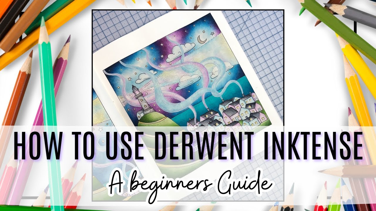 How To Use Derwent Inktense Pencils : A Beginners Guide | Colour and Chat | Tutorial