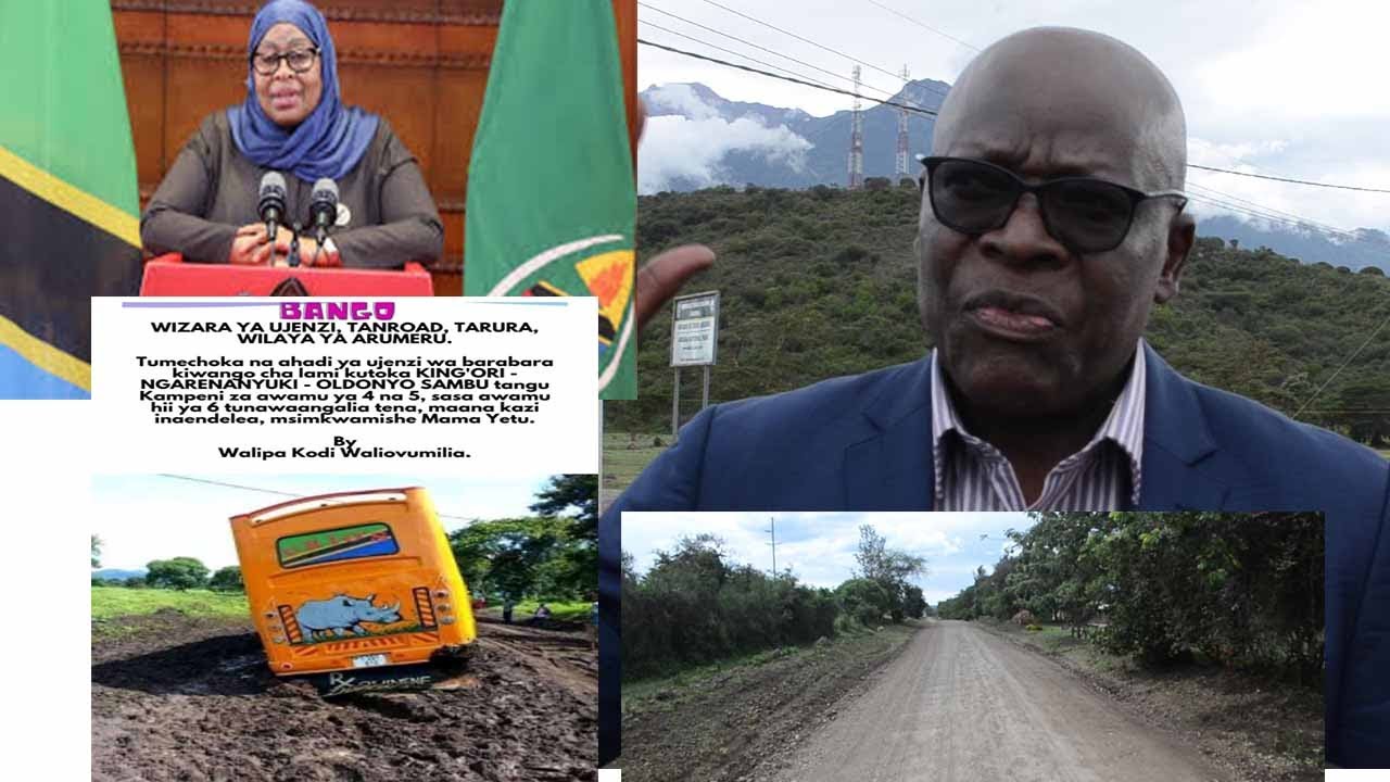 RAIS SAMIA AWEKA HISTORIA MPYA YA BARABARA ARUMERU MASHARIKI, MBUNGE PALLANGYO WANANCHI WAMSHUKURU