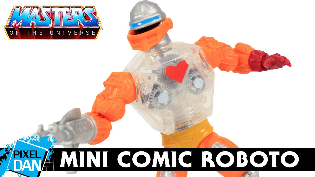 ROBOTO (Mini Comics) MOTU Origins Action Figure Review | Masters of the Universe Origins