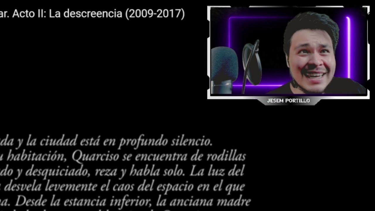 PORTILLITO REACCIONA A Rafael Lechowski - Quarcissus_ el arte de desamar. Acto II_ La descreencia