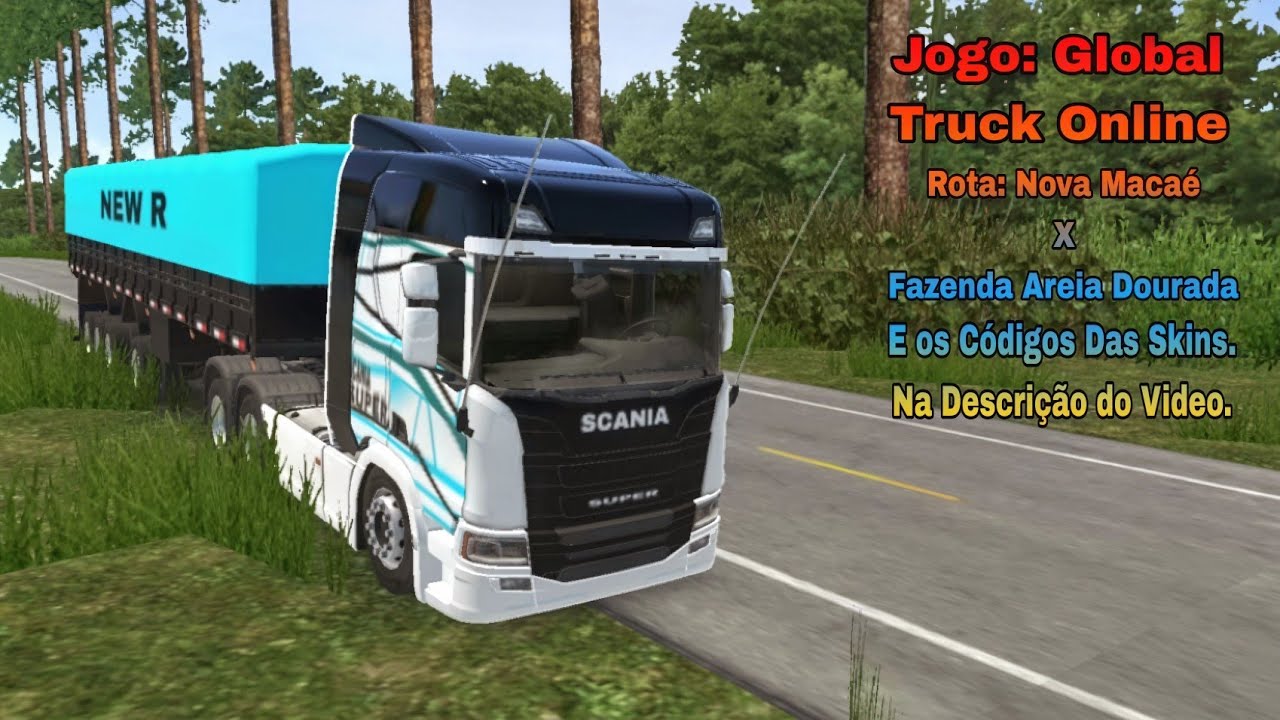 Viajei Com a Scania R 550 Super Para Fazenda Areia Dourada 