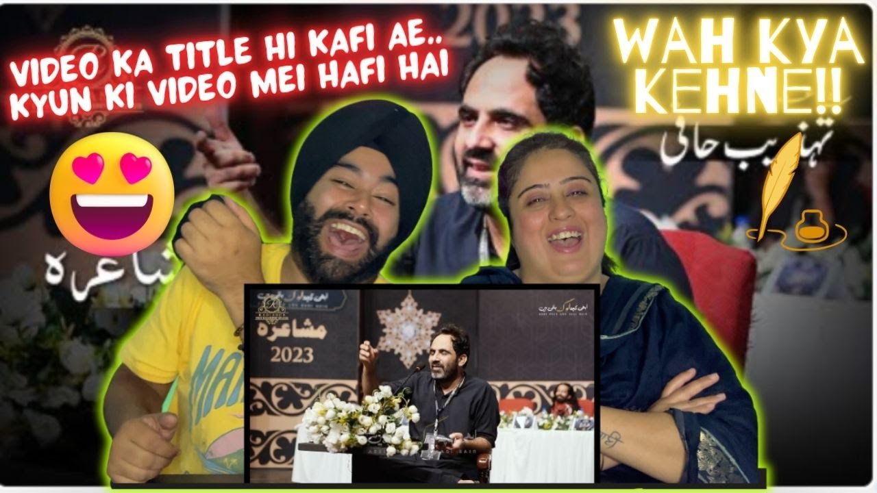 Punjabi Reaction on Tehzeeb Haafi Full Performance in Abhi Kuch Log Baqi Hain l Roohdaar Mushaira ❤️