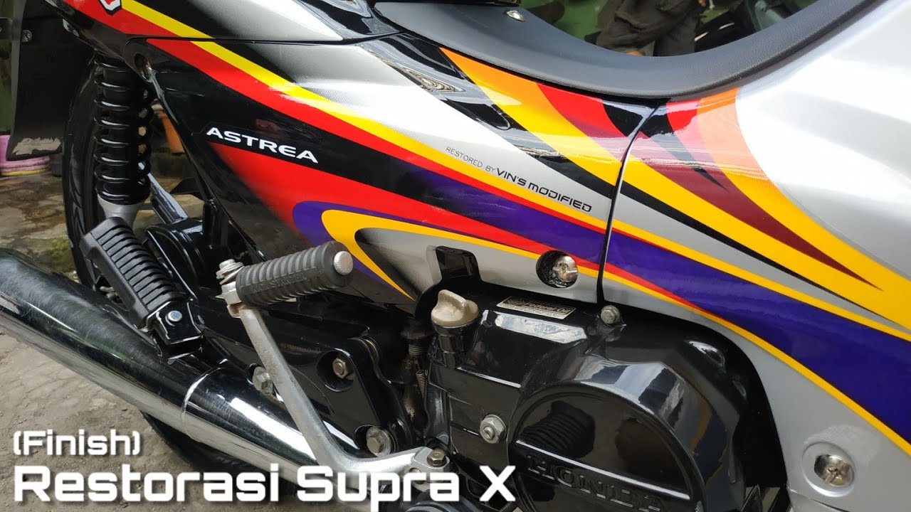 Restorasi supra x 100 FINISH | Vins Modified