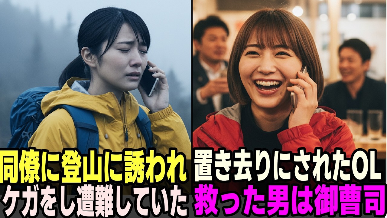「貧乏人と登山なんて行くわけないじゃんｗ」同僚に登山に誘われ、騙されて。1人で登山をして怪我をして遭難していた私、助けてくれた人が偶然にも取引先の御曹司だった・・