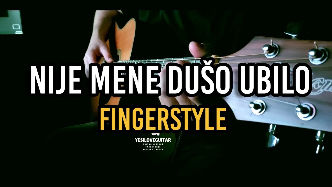 Nije mene dušo ubilo - fingerstyle arr. - TAB u opisu