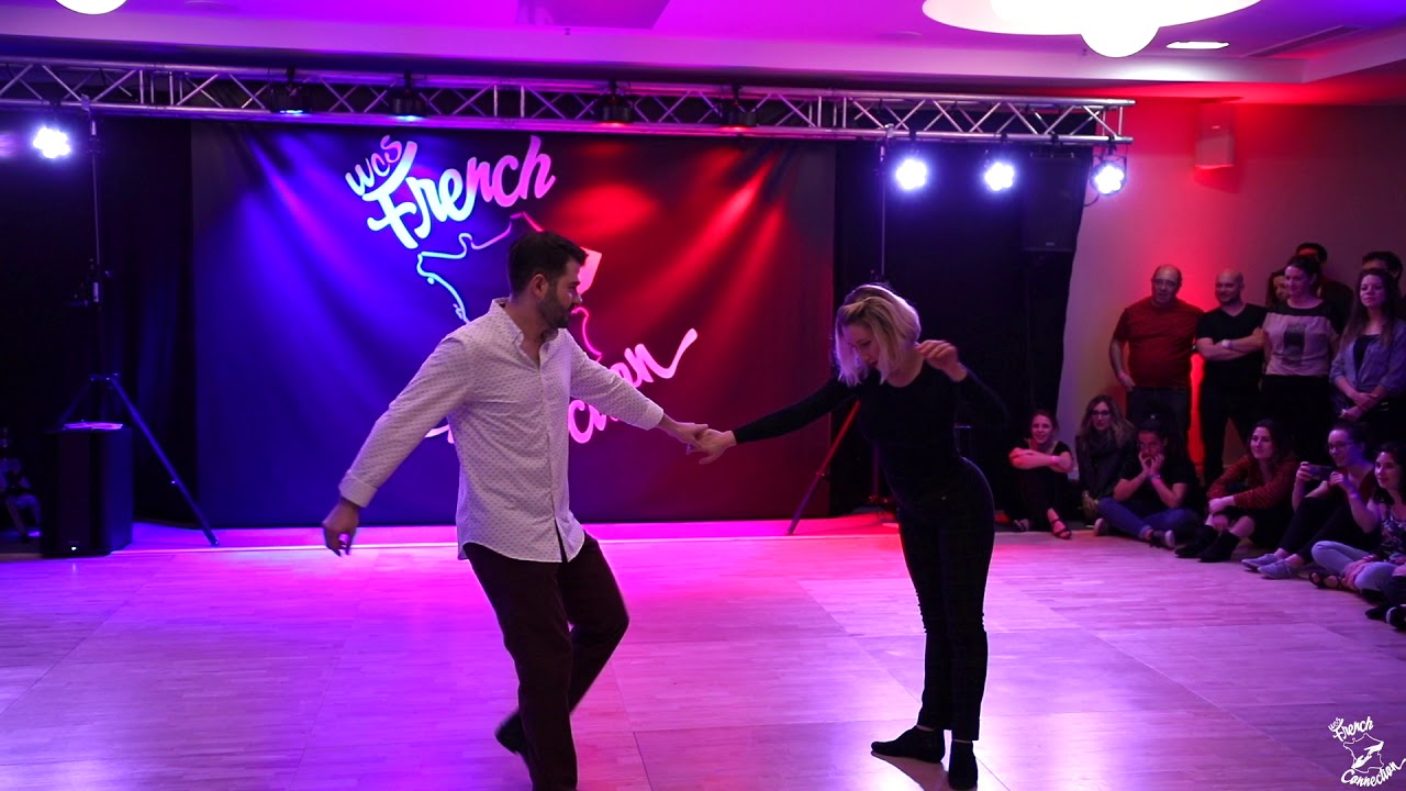 Improv West Coast Swing Dance - Ben Morris & Victoria Henk - French Connection 2020 Saturday Demo