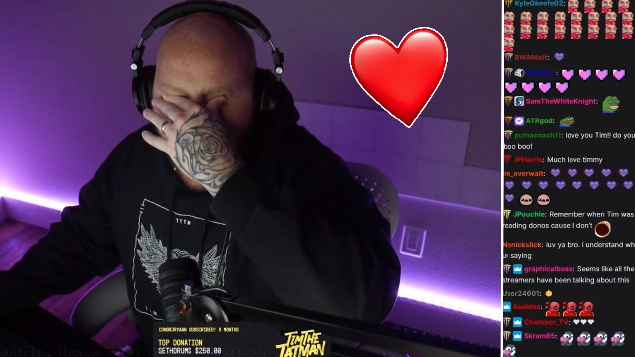 Timthetatman Gets Emotional Talking about What Matters in Life