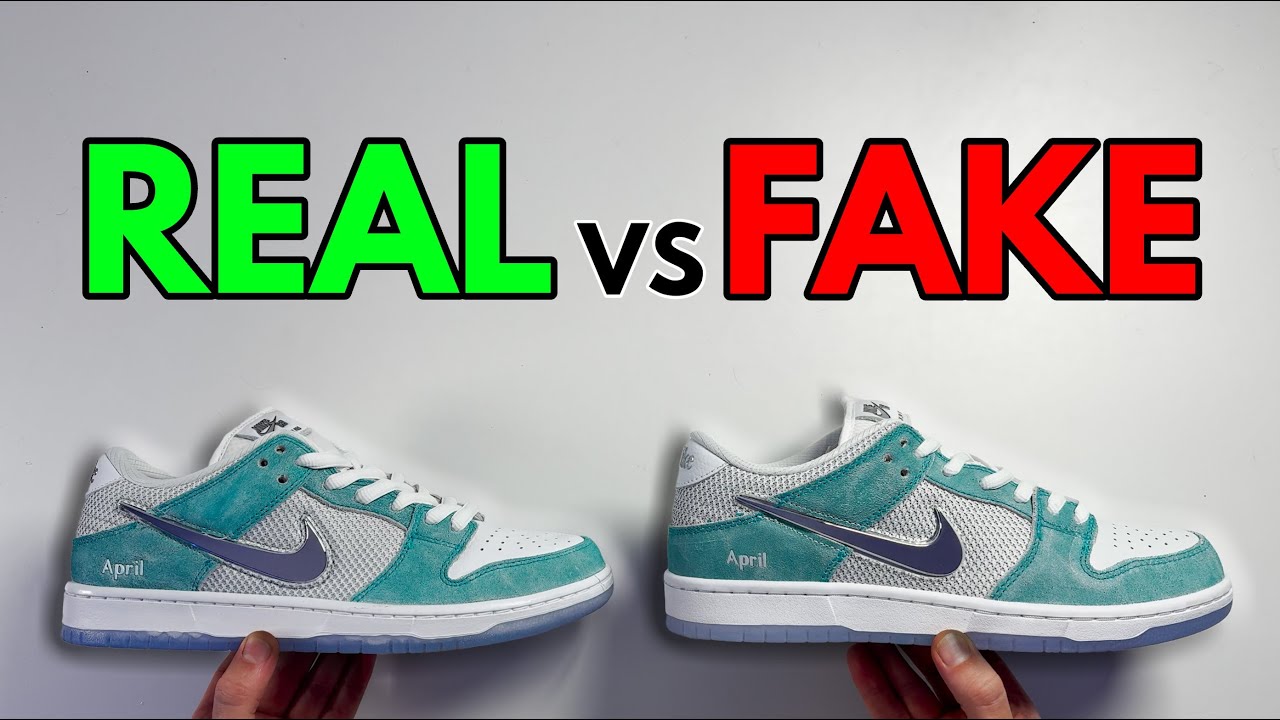НАСТОЯЩИЕ ИЛИ ПОДДЕЛЬНЫЕ! СРАВНЕНИЕ КРОССОВОК NIKE SB DUNK APRIL SKATEBOARDS!