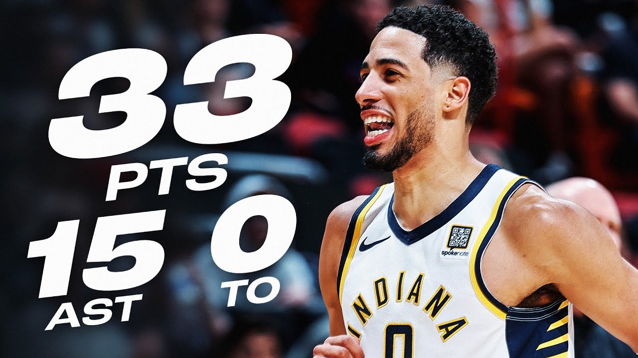 Tyrese Haliburton's 33-PT DOUBLE-DOUBLE vs Heat! 🔥 | January 2, 2025