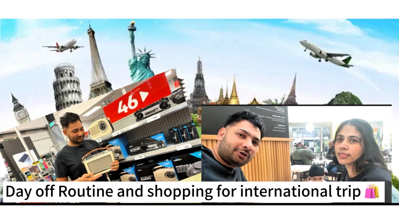 How we spend our day off in New Zealand and shopping for  international trip 🇦🇺🎁🛍️🛍️🛒