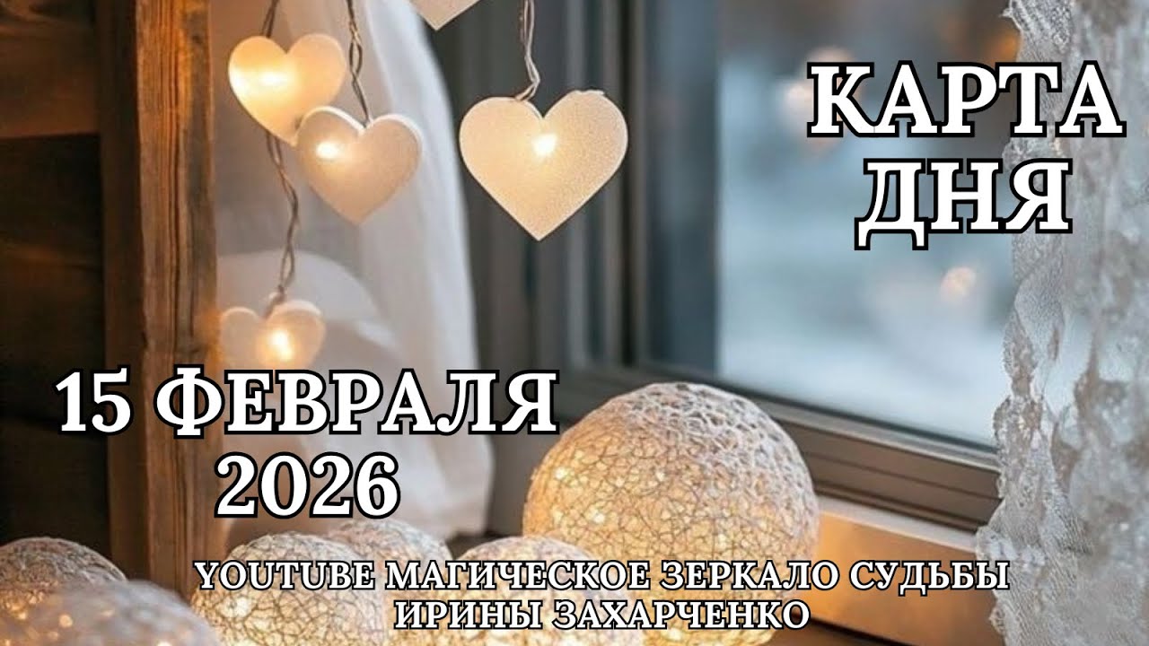 15 февраля ❄️ Карта дня 🛷Развернутый Таро-Гороскоп/Tarot Horoscope+Oracle_today от Ирины Захарченко.