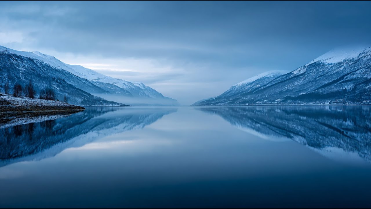 Nordic Fjord Ambient &mdash; 1 Hour of Calm Winter Music for Sleep, Relax & Focus