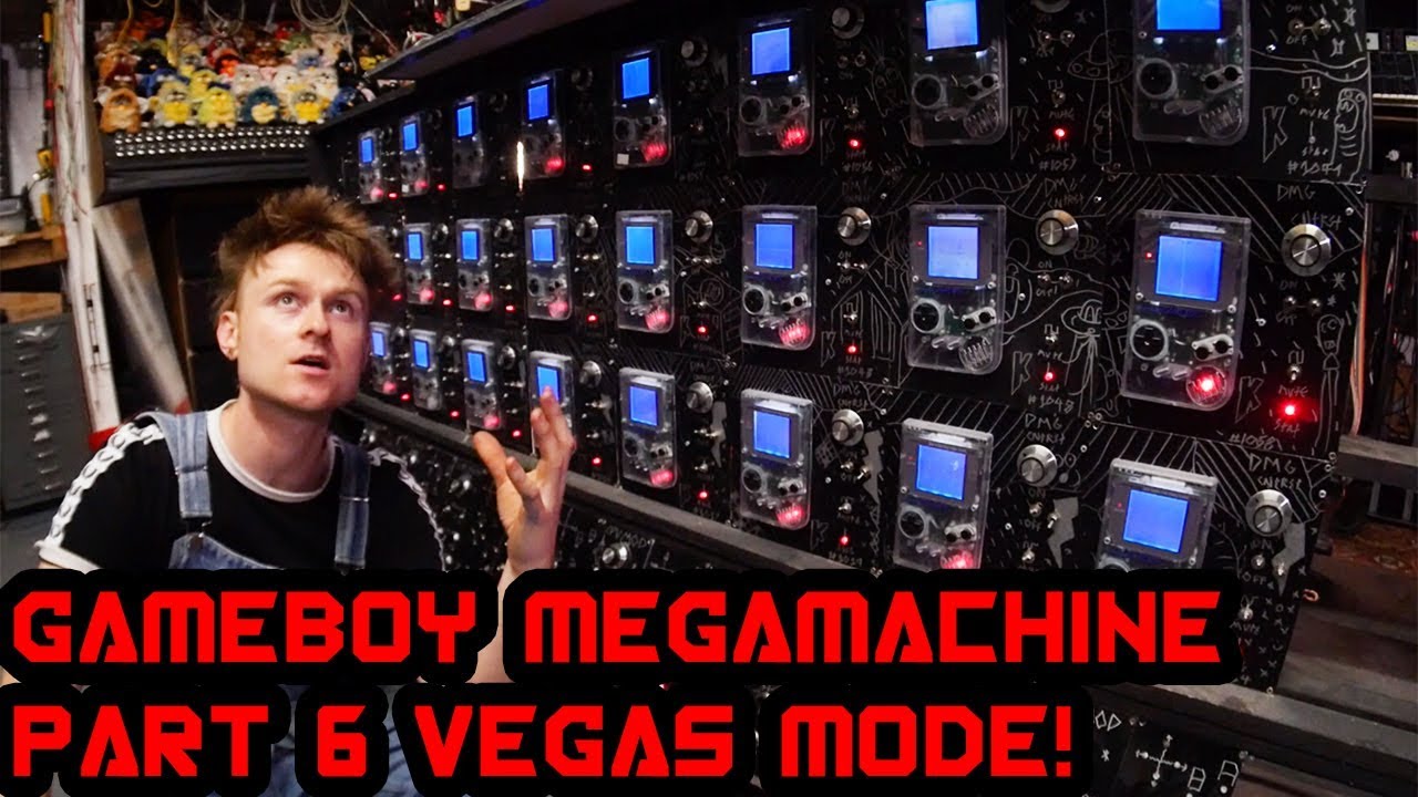GAMEBOY MEGAMACHINE #6 100 Voltage Controlled Amplifiers!