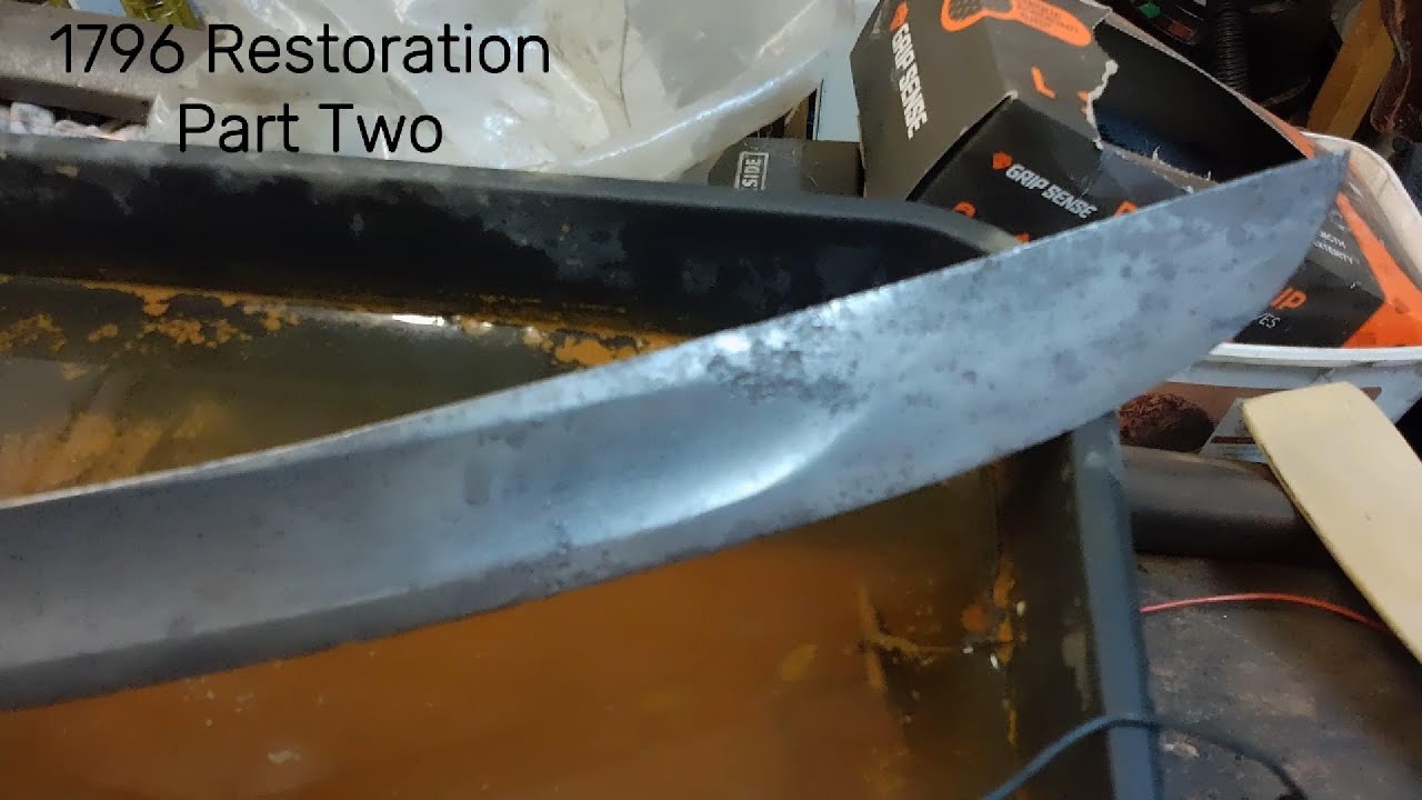 Part Two of 1796 Cavalry Sabre restoration