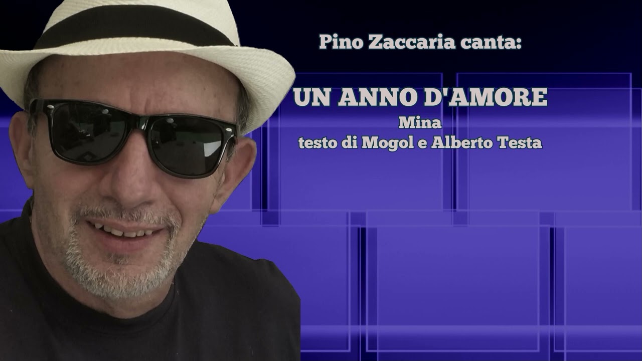 UN ANNO D'AMORE  (Mina) cover di Pino Zaccaria