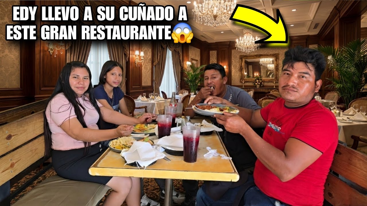 YOVANI No Podia Creer Que EDY Lo Llevara a Este Gran Restaurante Lujoso😱Asi Disfrutan Todos😋