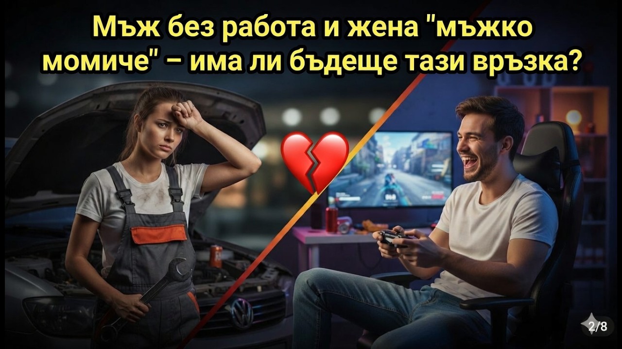 Мъж без работа и жена 