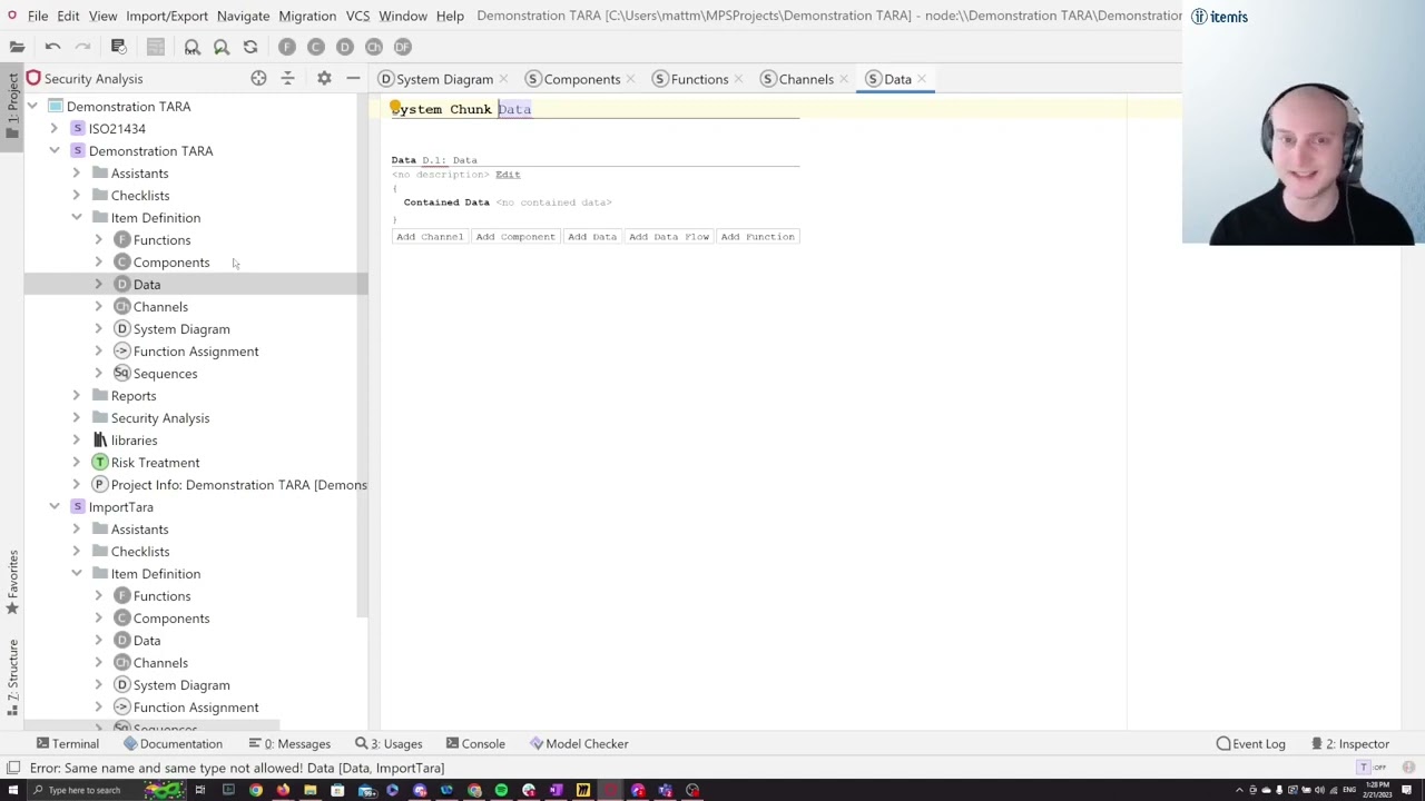Reusing and Linking Item Definitions across Projects