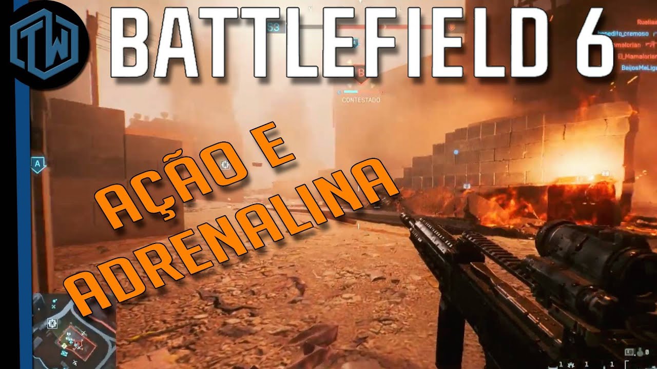 A&ccedil;&atilde;o e Adrenalina no Modo Ruptura - BATTLEFIELD 6