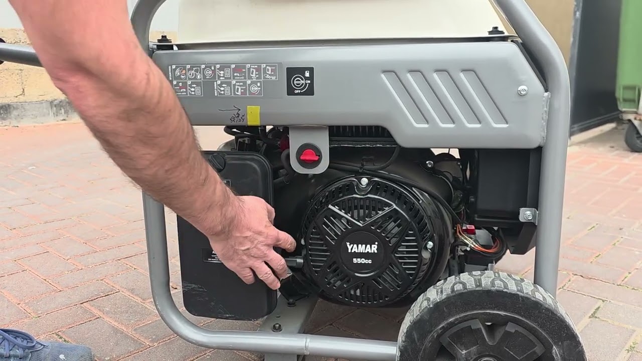 הדרכה מלאה השכרת גנרטור תעשייתי חד פאזי 12kVA יאמר 14000E  Power Tools